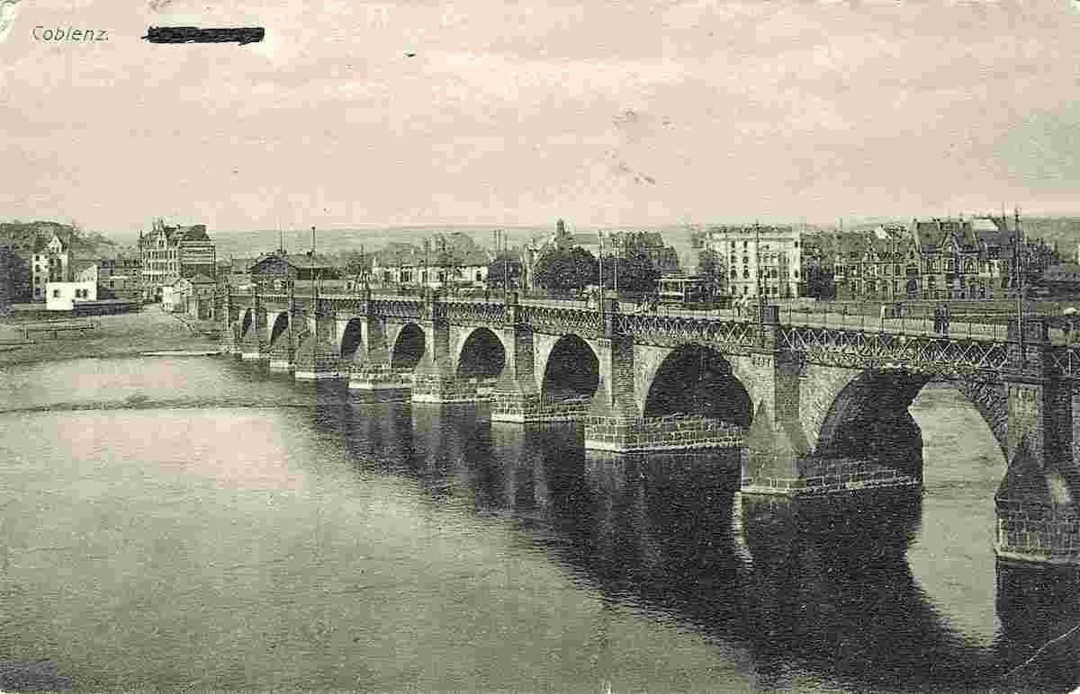 Koblenz. Moselbrücke
