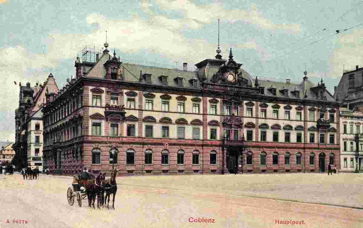 Koblenz. Postamt, 1916