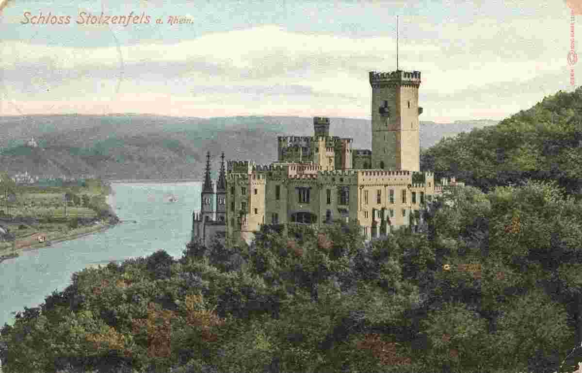 Koblenz. Schloß Stolzenfels, 1910