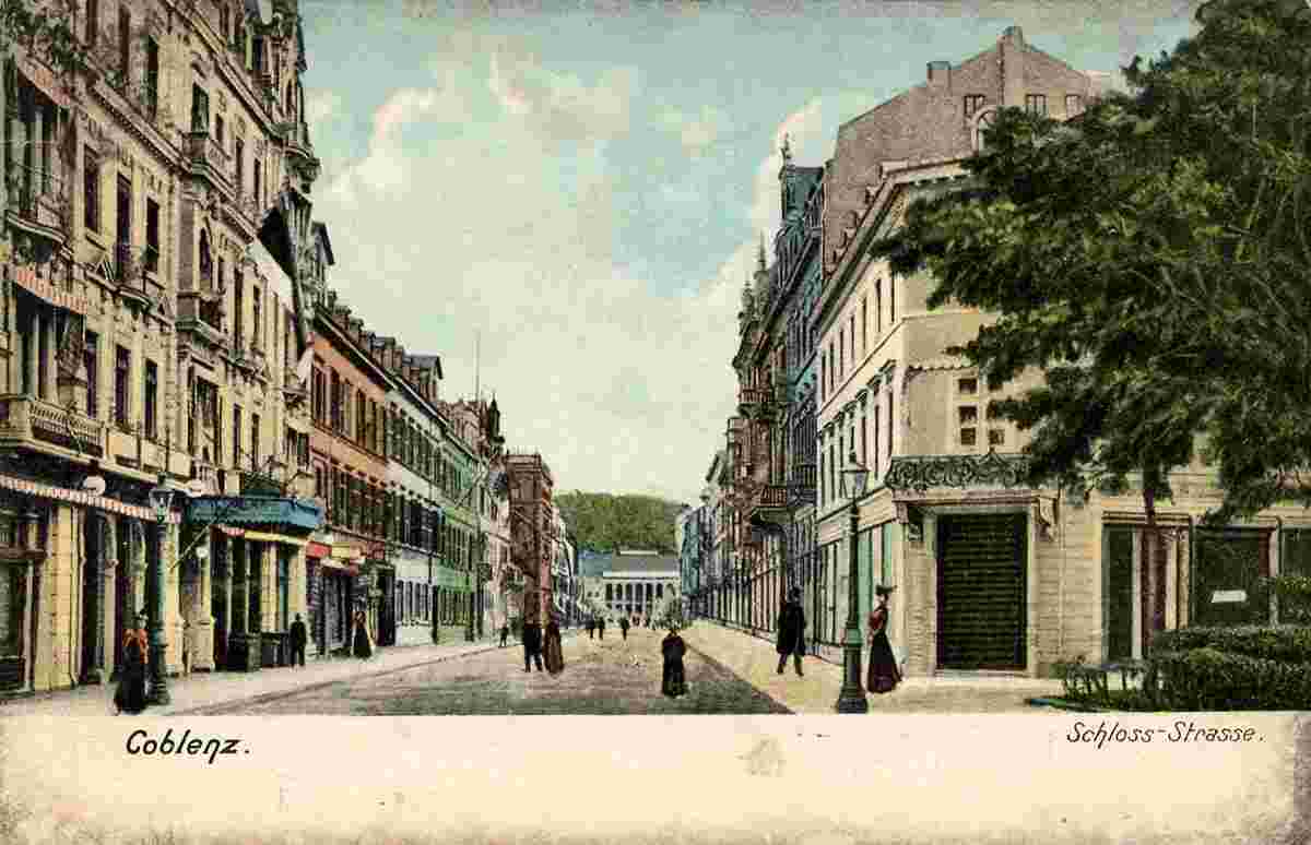 Koblenz. Schlosstraße, 1914