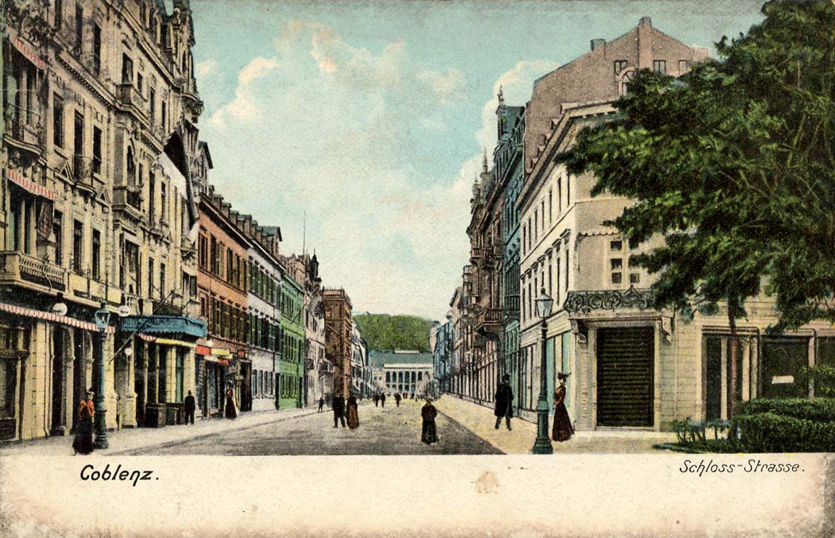 Koblenz (Coblenz). Schlosstraße, 1914