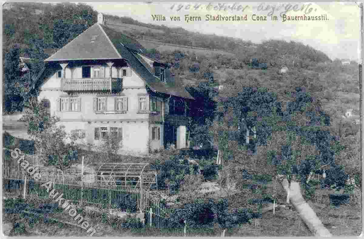 Konz. Villa von Herrn Stadtvorstand, 1904
