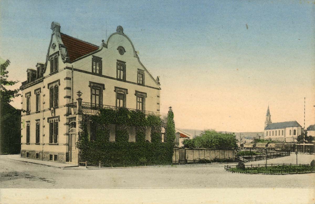 Kleinblittersdorf. Ortsgebäude, 1915