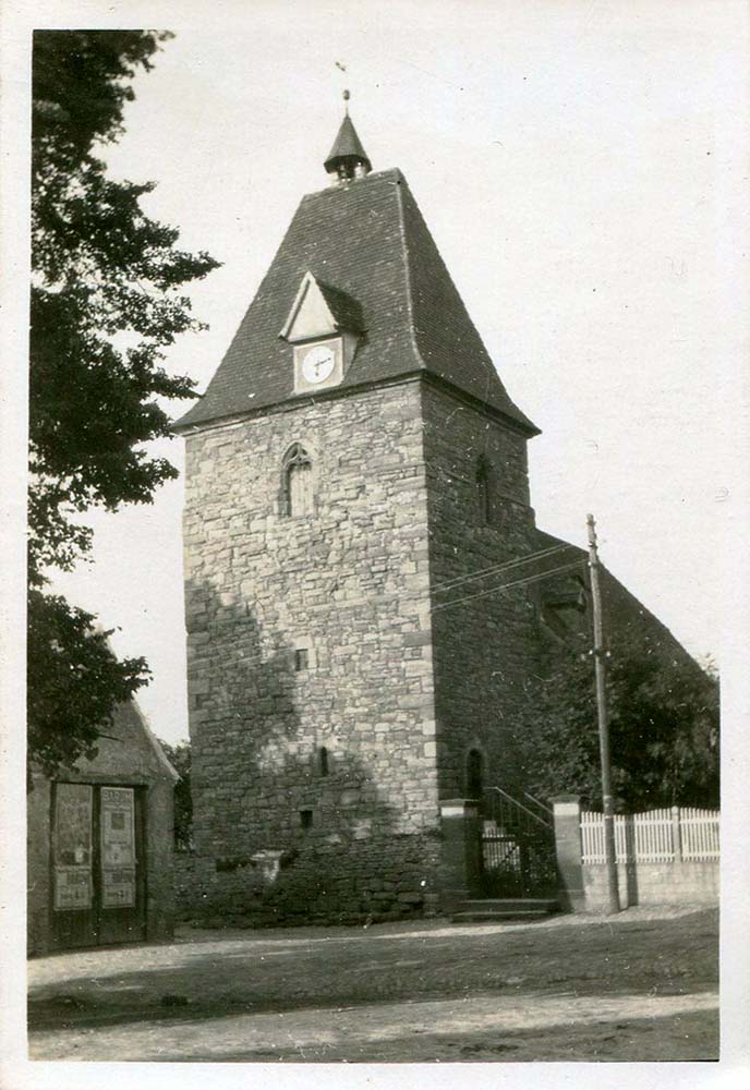 Kaiserpfalz. Memleben - Kirche Straße, um 1932