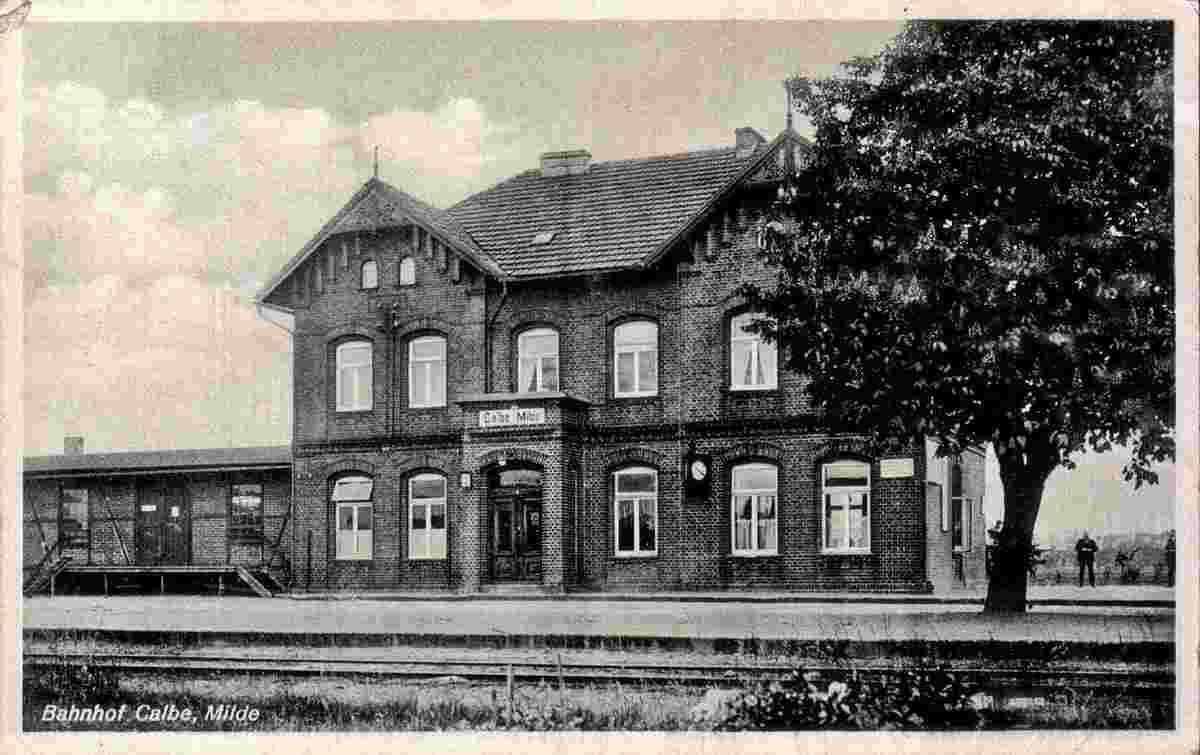 Kalbe. Bahnhof, zwischen 1920 und 1930