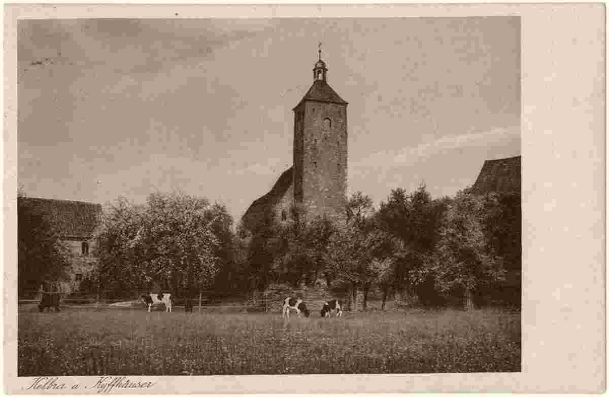 Kelbra. Klostergarten, Kirche, 1929