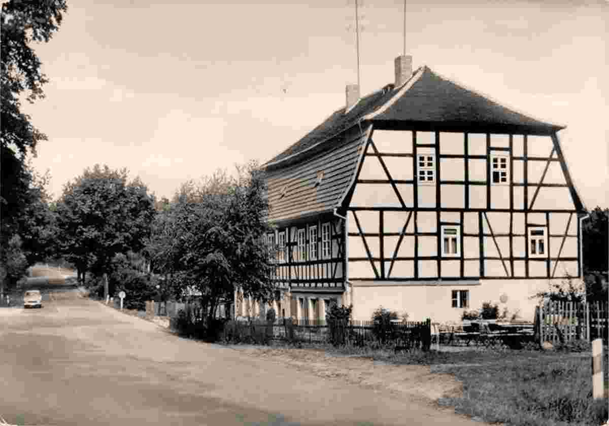 Kemberg. Gasthaus 'Zum Wachtmeister', Naturpark Dübener Heide