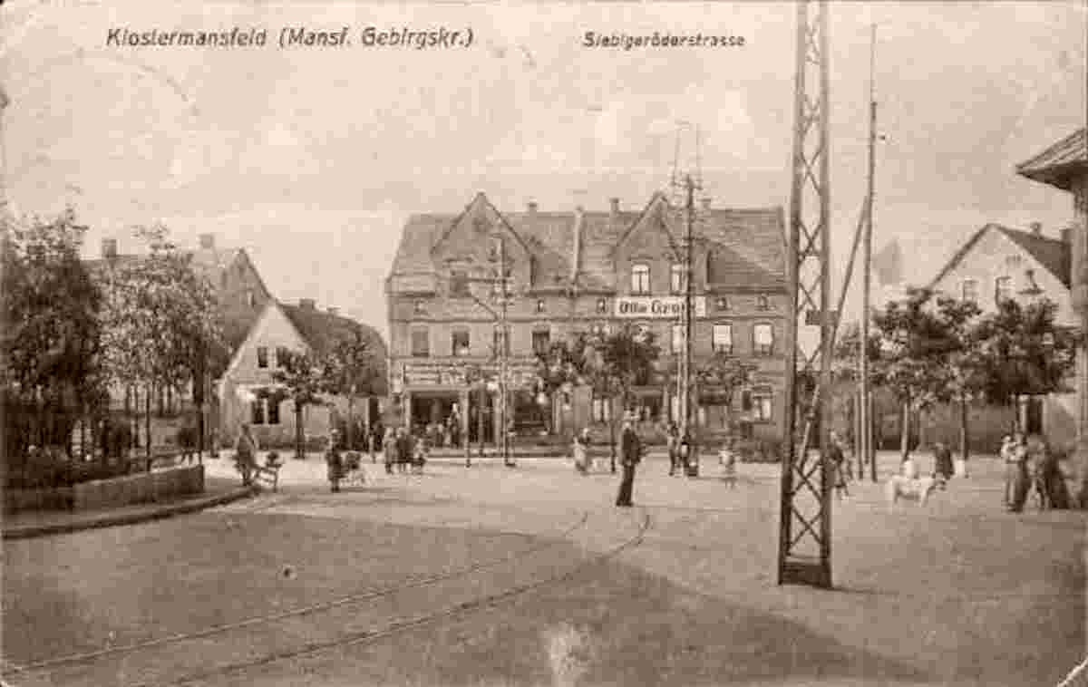 Klostermansfeld. Siebigeröder Straße, 1912