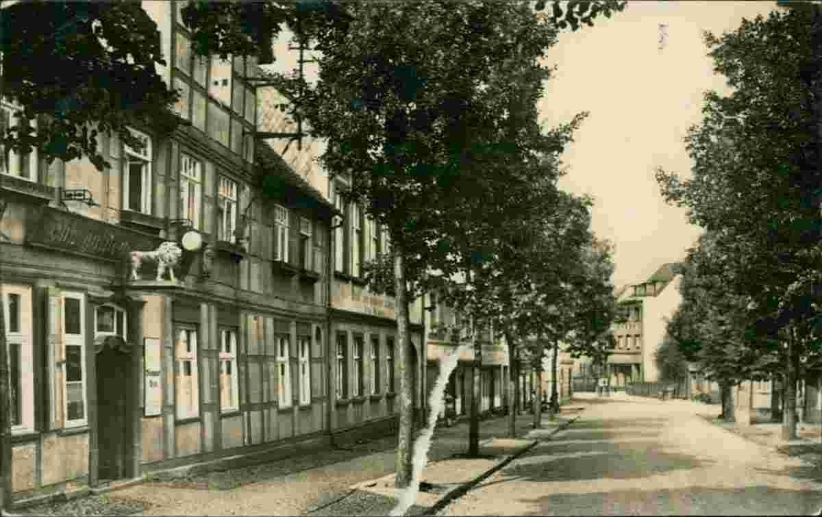 Klötze. Engelstraße, um 1960er Jahre