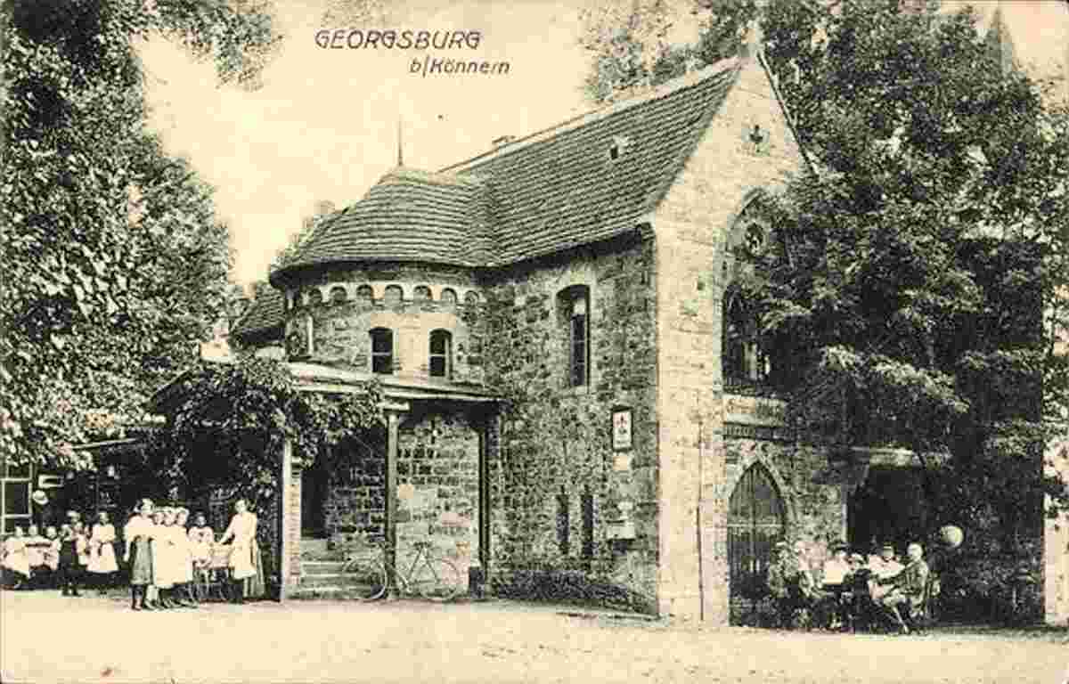 Könnern. Georgsburg, Gasthaus, 1920