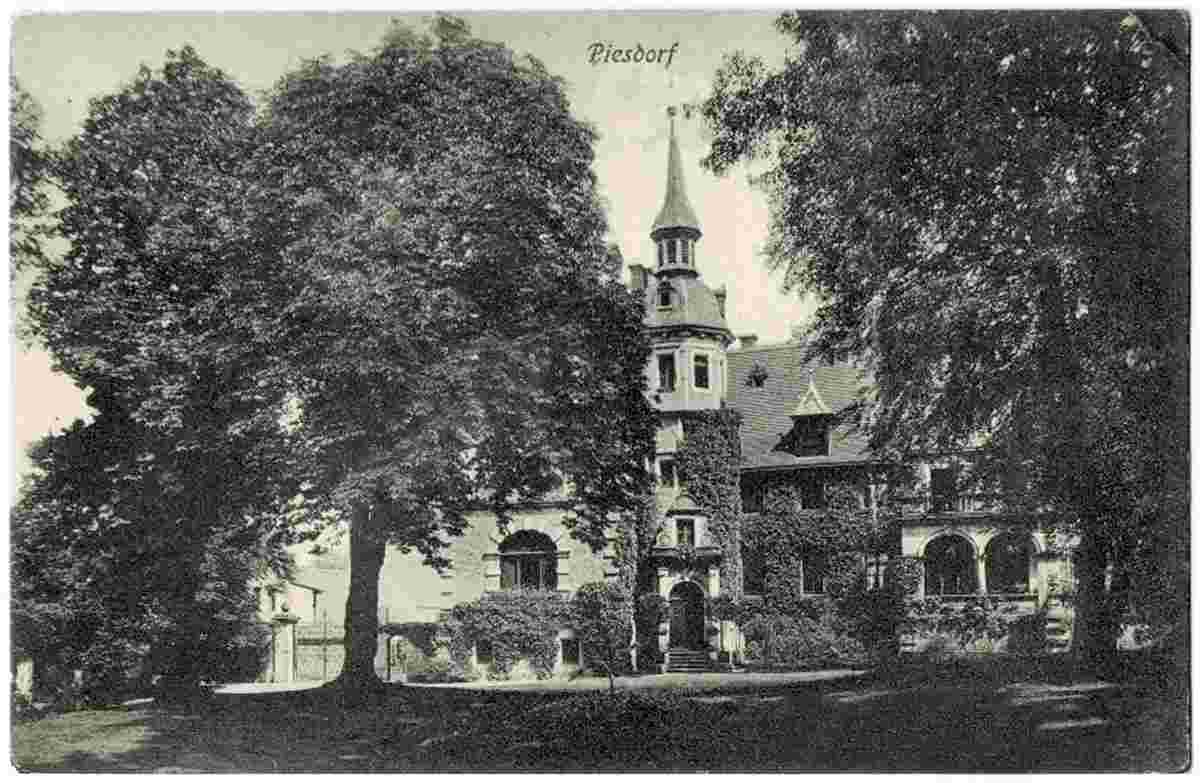 Könnern. Piesdorf - Schloß, 1909
