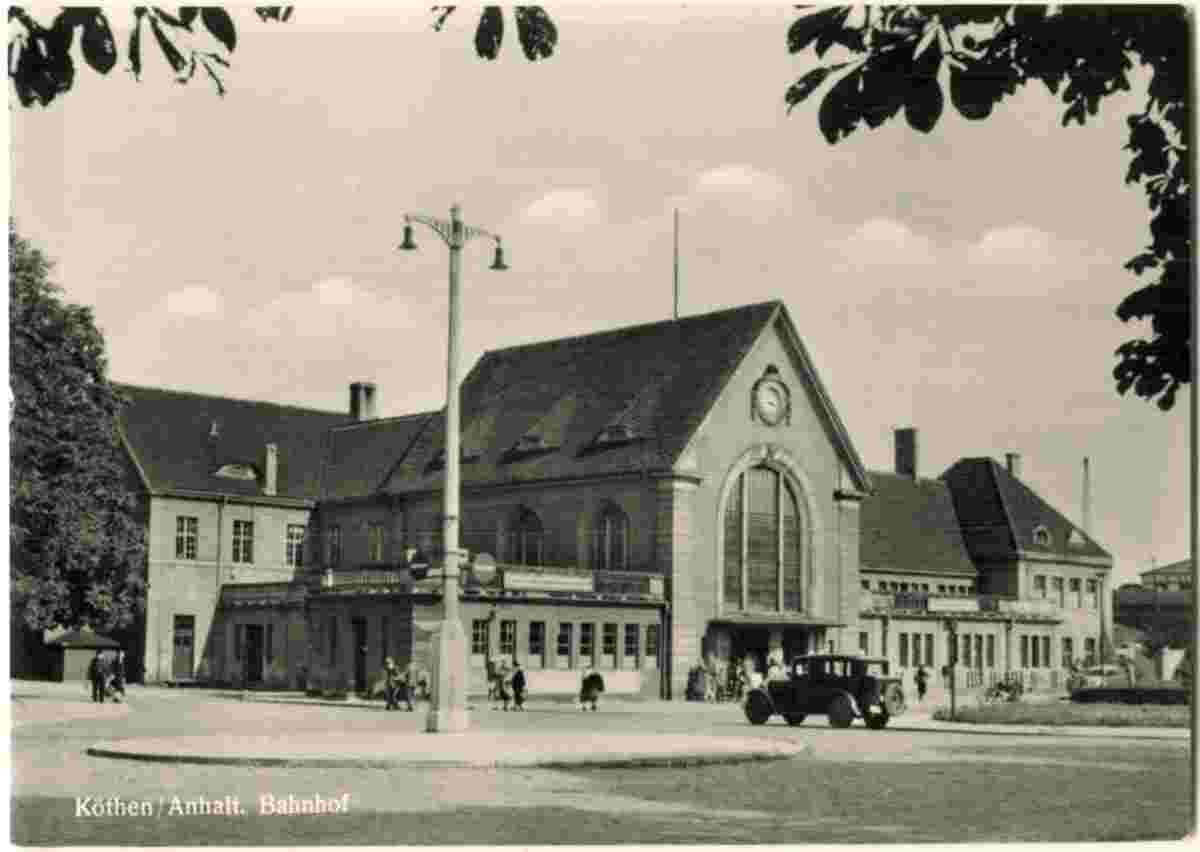 Köthen. Bahnhof, 1956
