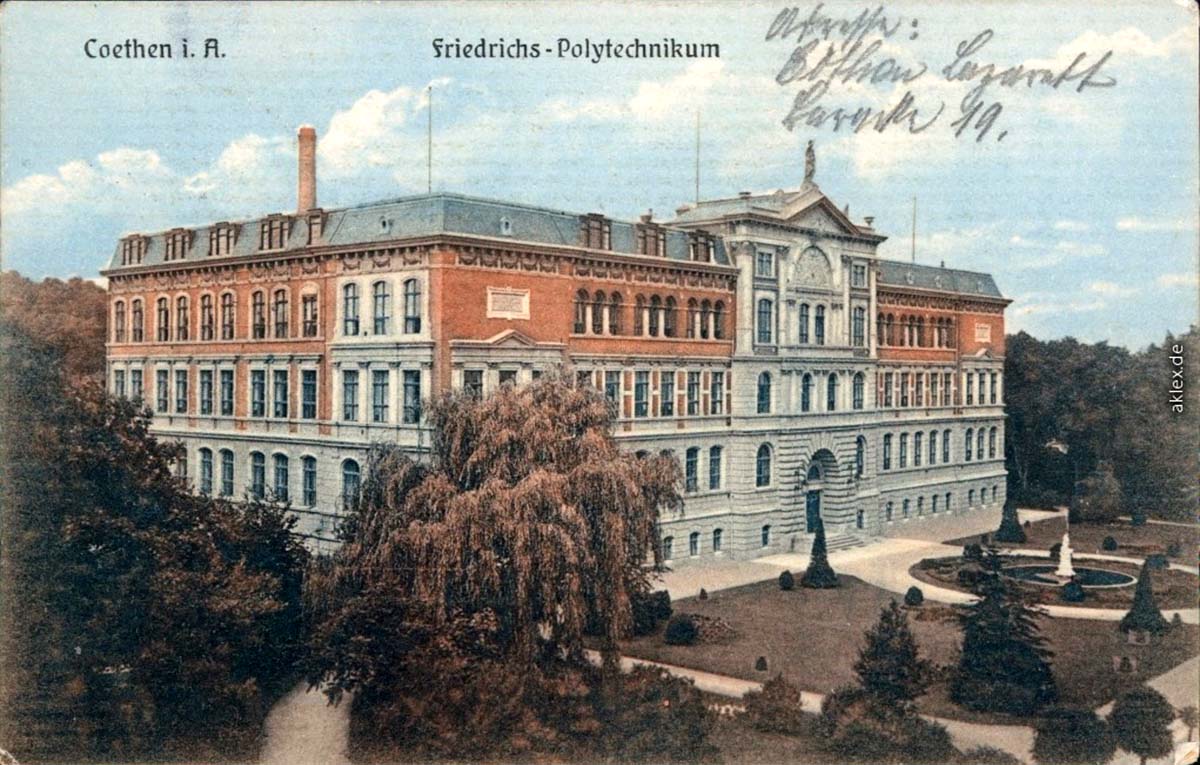 Köthen (Anhalt). Friedrich Polytechnikum, 1914