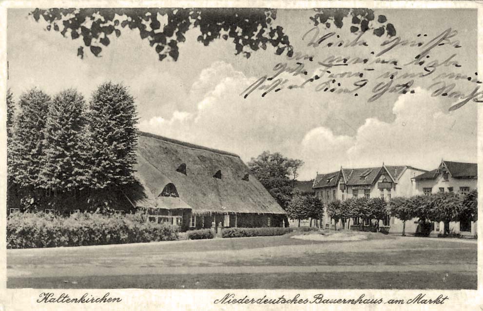 Kaltenkirchen. Norddeutsches Bauernhaus am Markt, 1941