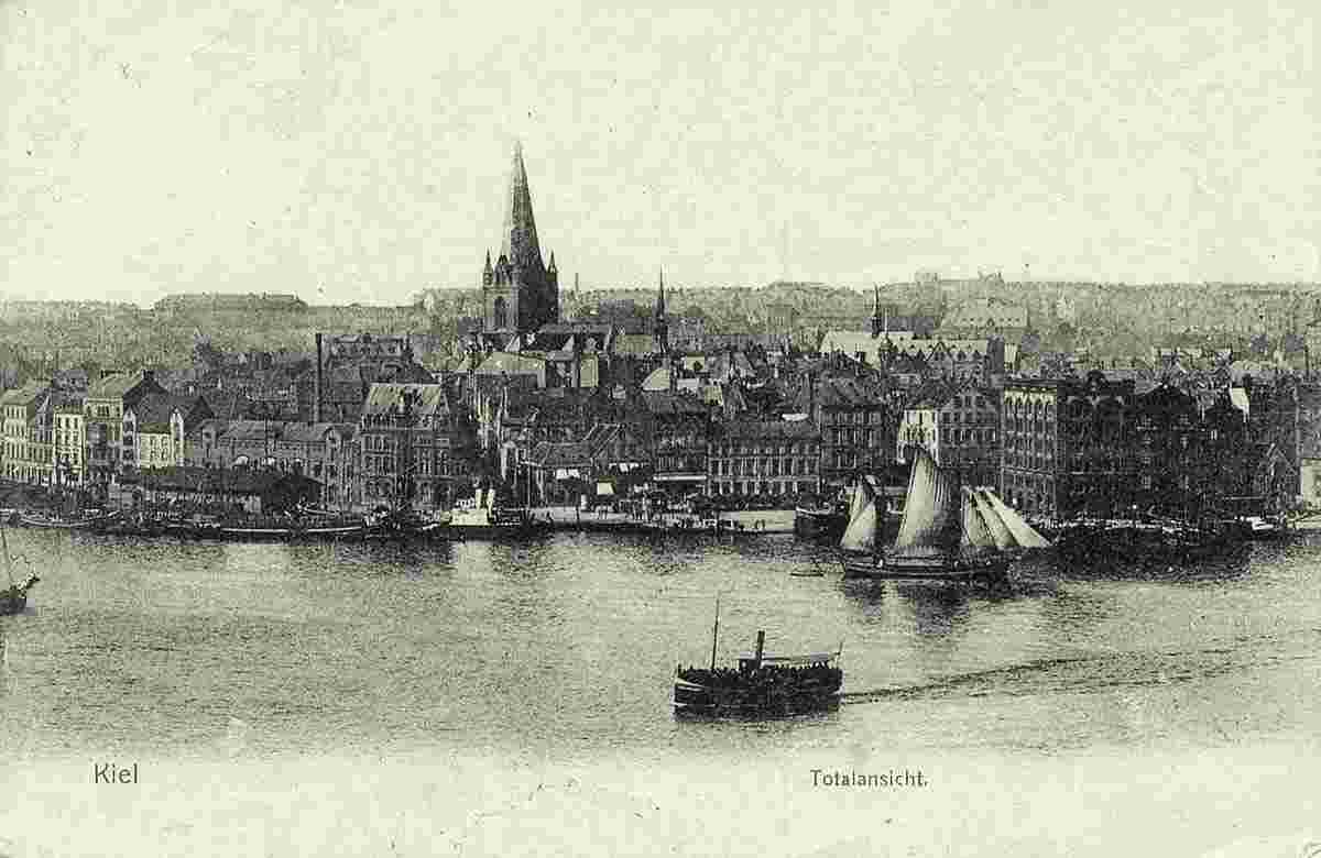 Kiel. Panorama der Stadt