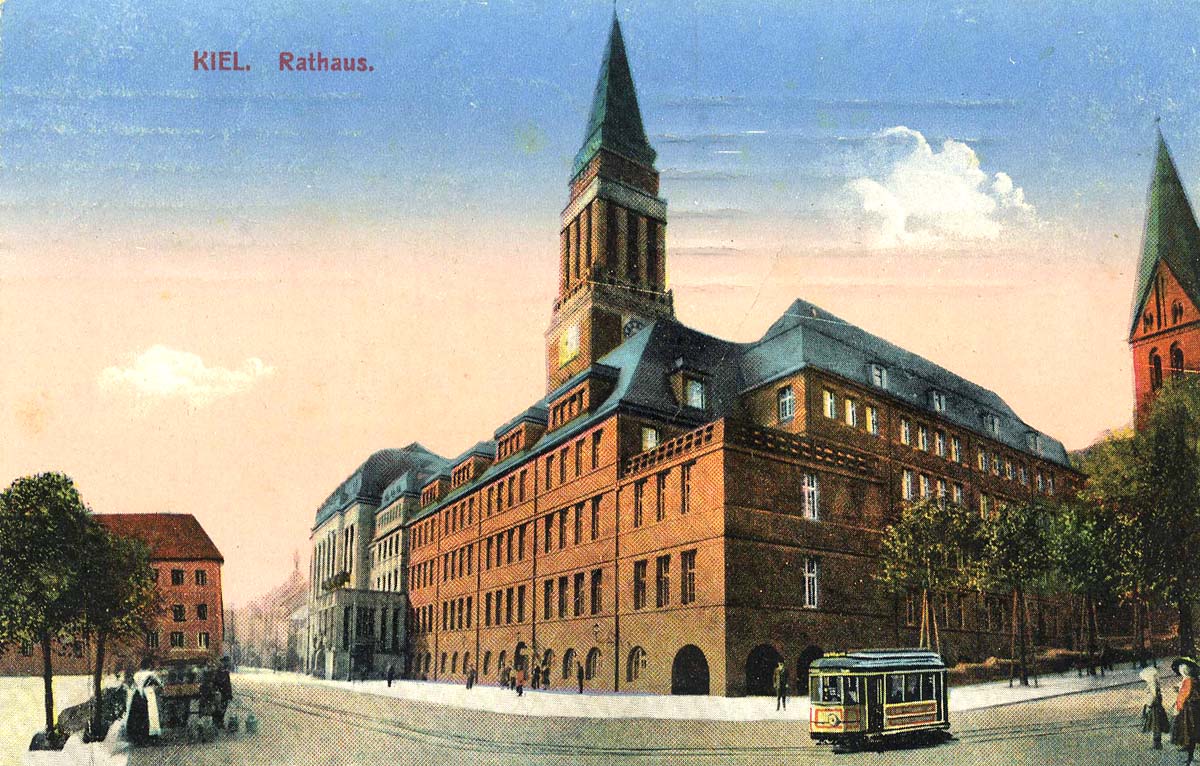 Kiel. Rathaus, 1915