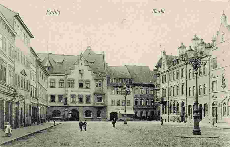 Kahla. Markt, 1909