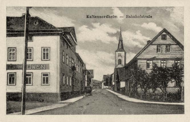 Kaltennordheim. Bahnhofstraße