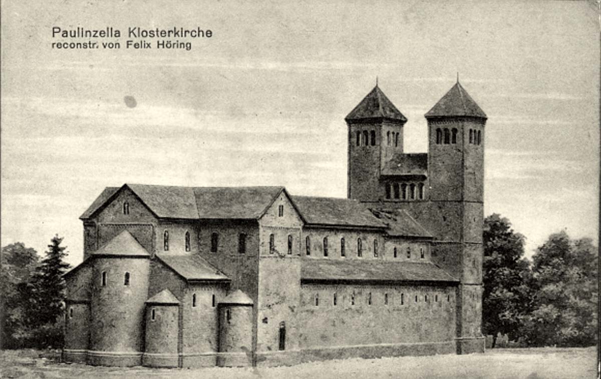 Königsee. Paulinzella Klosterkirche, 1924