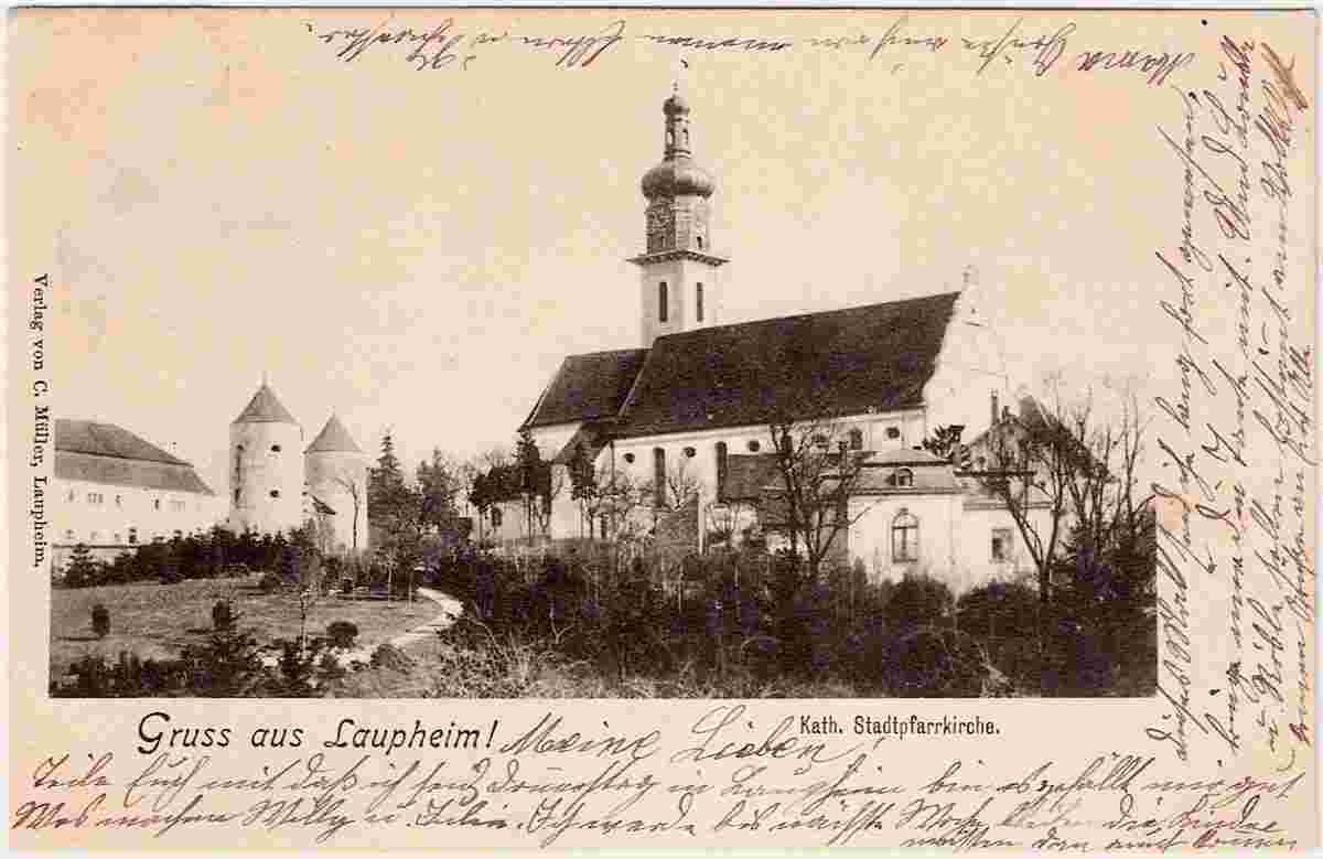 Laupheim. Katholische Stadtpfarrkirche, 1904