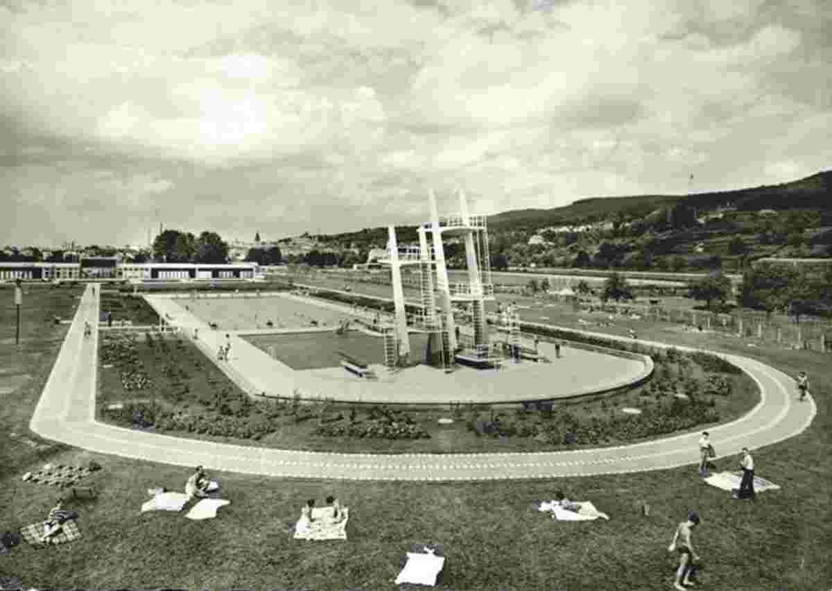 Leimen. Freischwimmbad, 1962