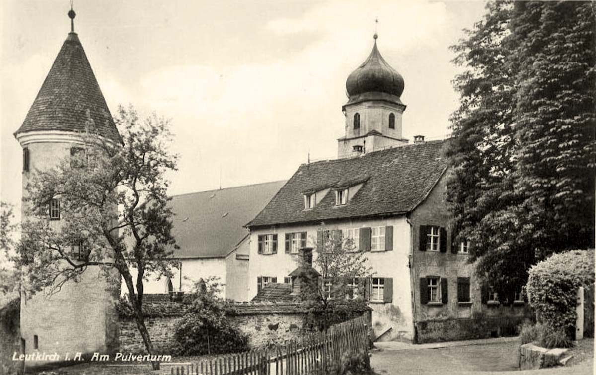 Leutkirch im Allgäu. Pulverturm, 1954