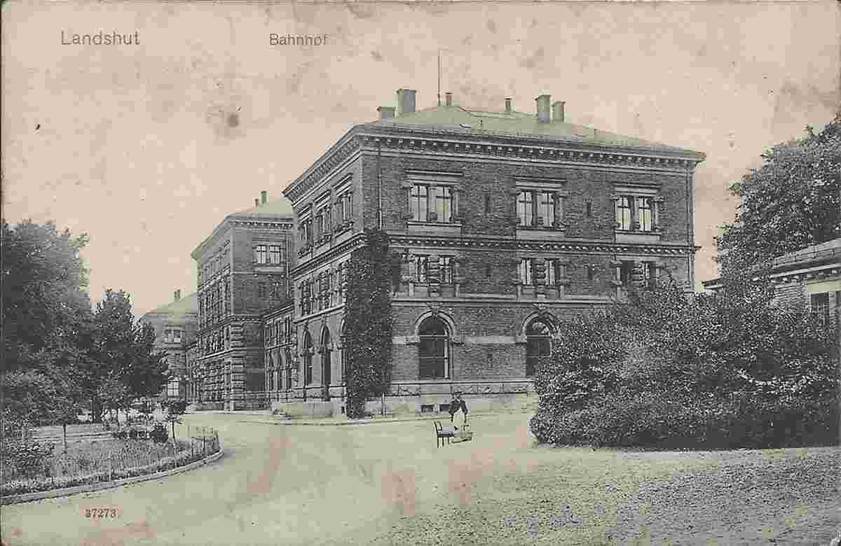 Landshut. Bahnhof, 1916