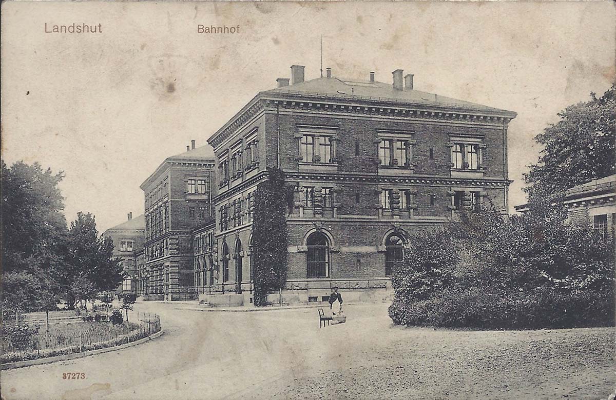 Landshut. Bahnhof, 1916