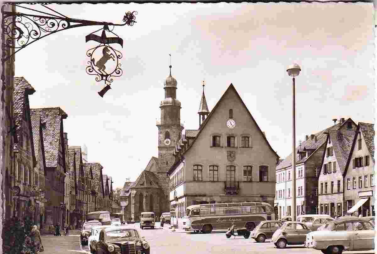 Lauf an der Pegnitz. Marktplatz, um 1950s