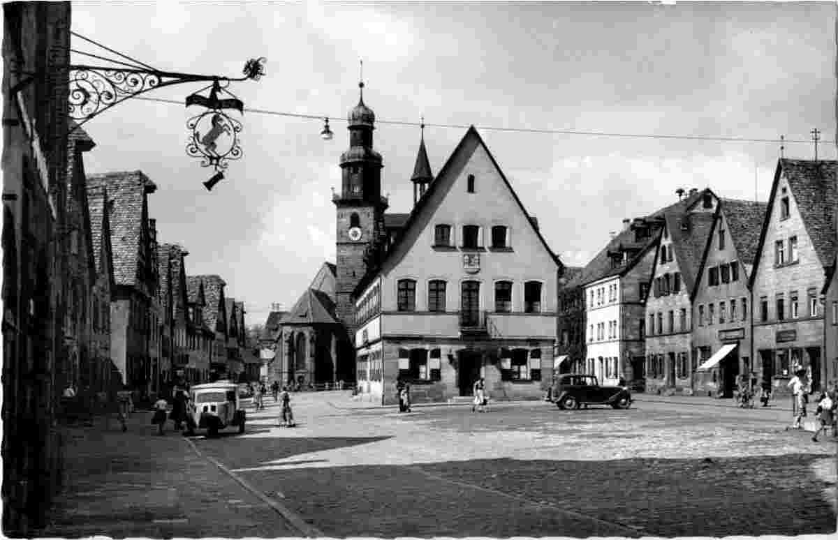 Lauf an der Pegnitz. Marktplatz, 1961