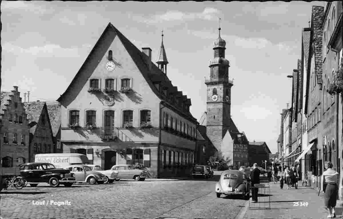 Lauf an der Pegnitz. Marktplatz, 1963