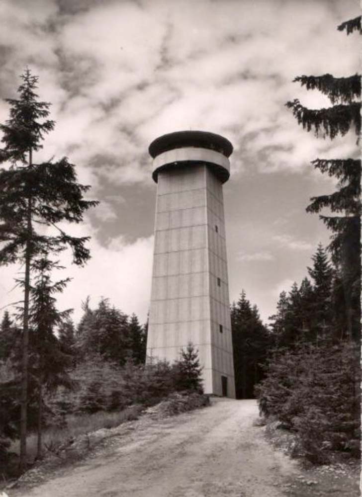 Ludwigsstadt. Lauenstein - Aussichtsturm, 1963