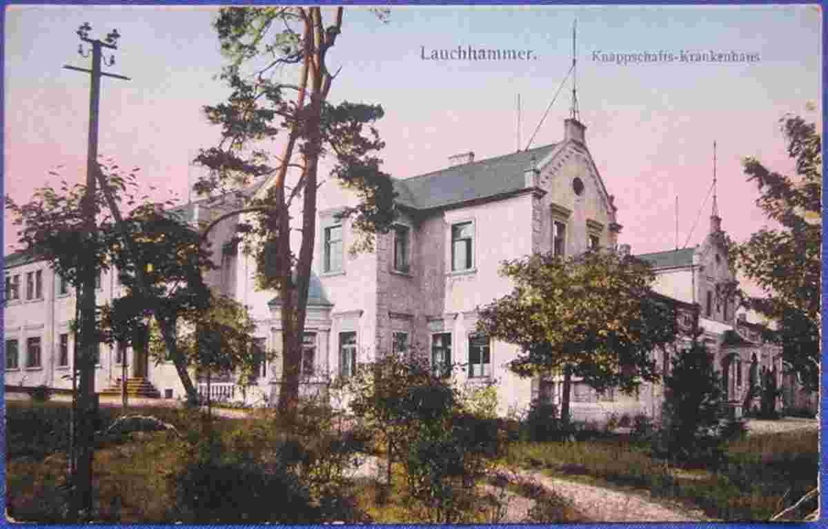 Lauchhammer. Knappschafts-krankenhaus, 1918