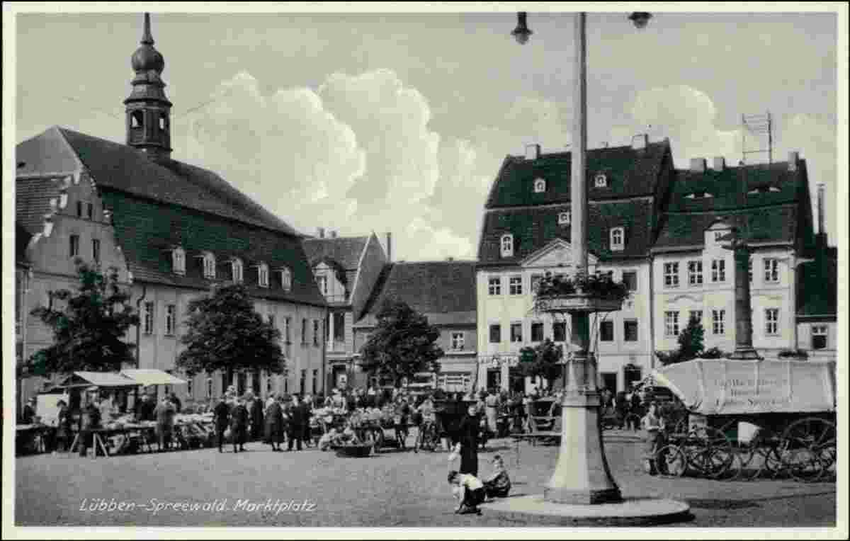 Lübben. Marktplatz, 1935