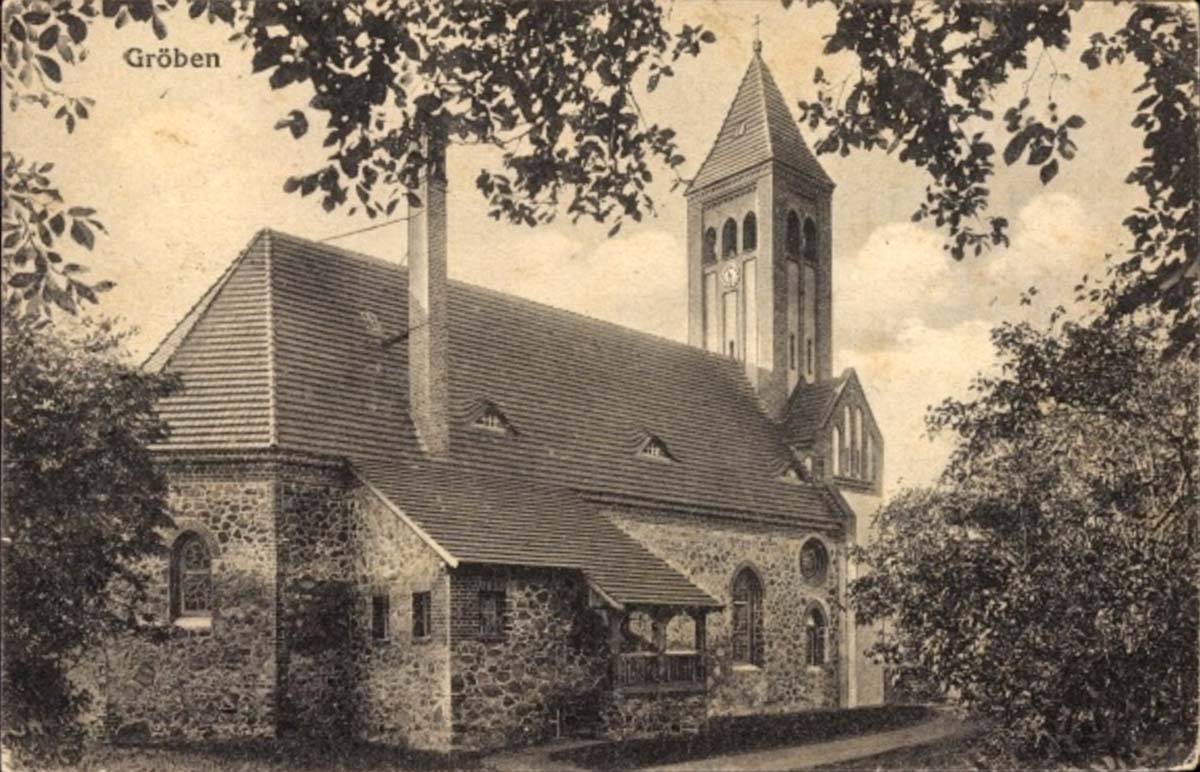 Ludwigsfelde. Gröben - Kirche, 1925