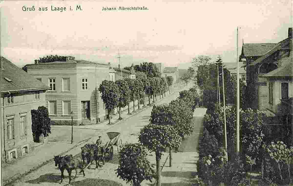Laage. Johann Albrecht Straße, 1918
