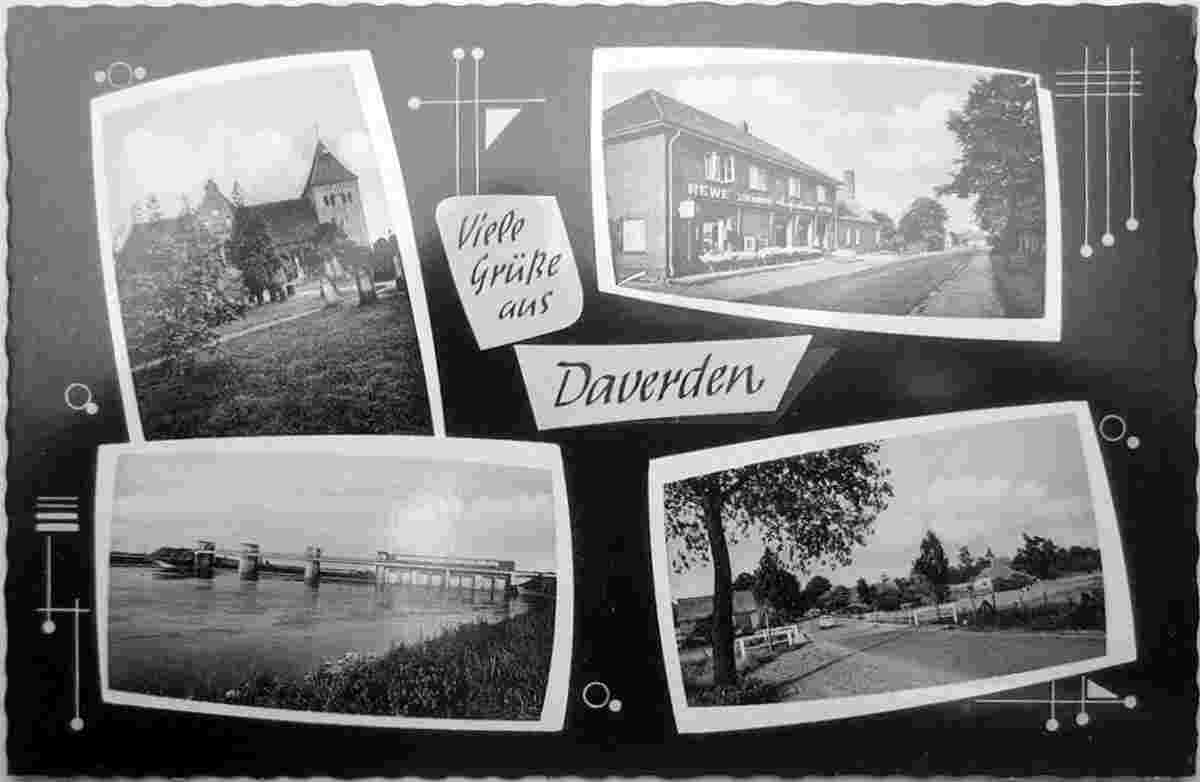 Langwedel. Daverden - Blick auf Dorf