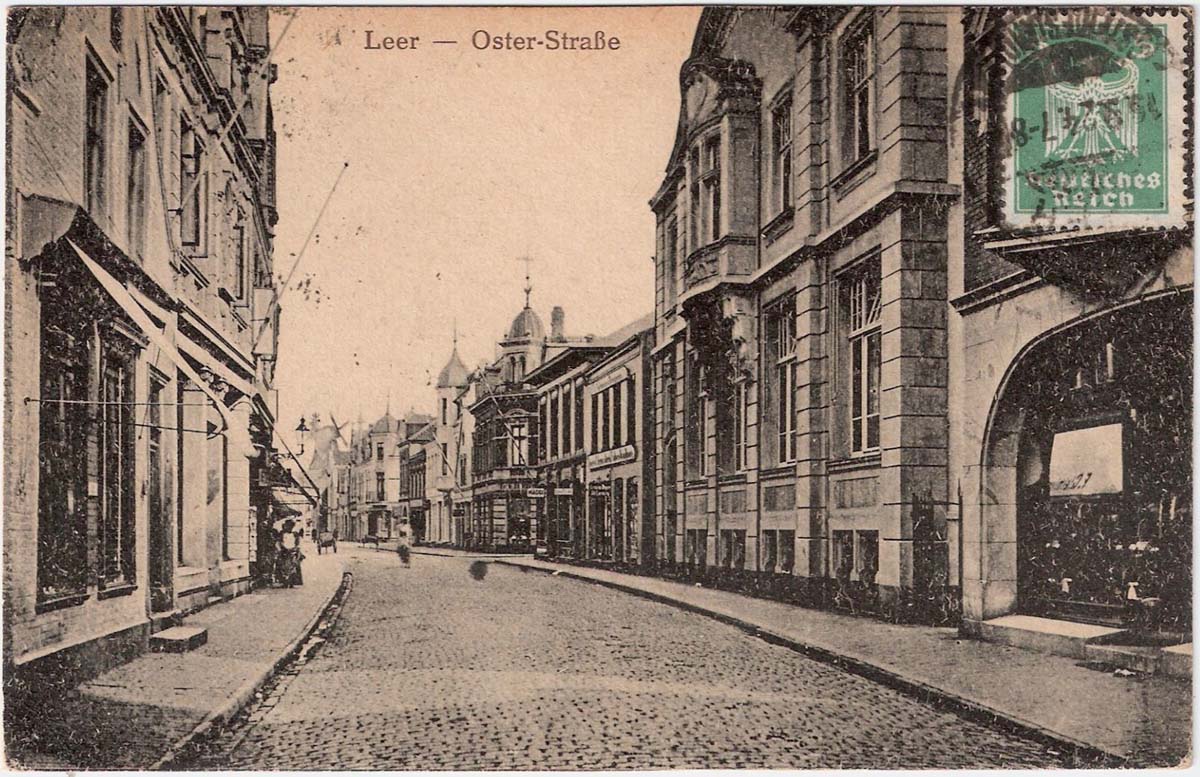 Leer (Ostfriesland). Osterstraße, 1923