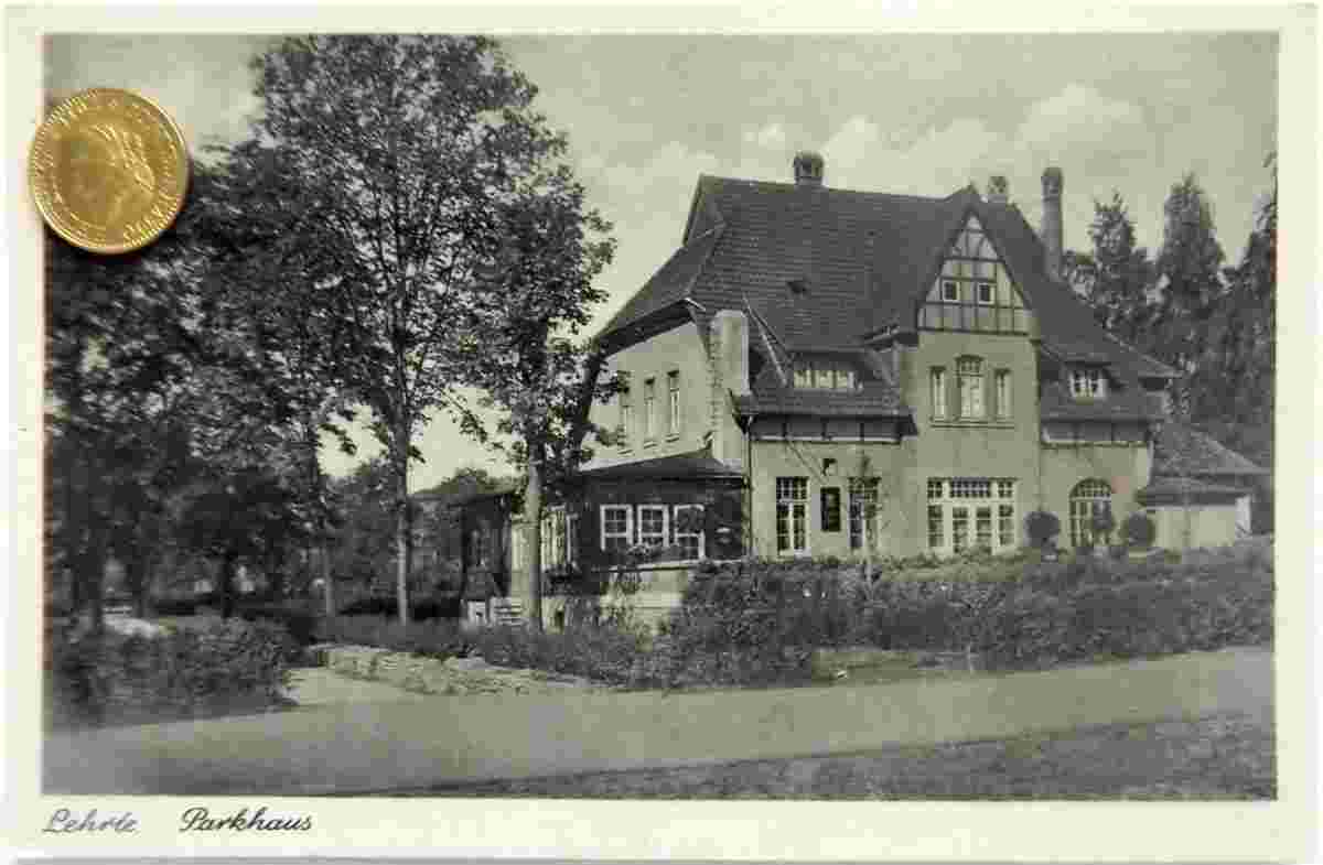 Lehrte. Parkhaus, um 1940