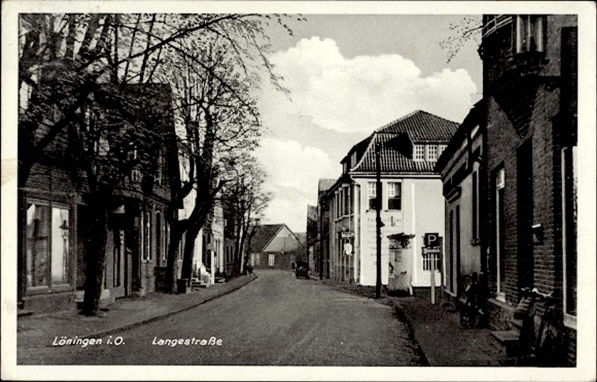 Löningen. Lange Straße, 1941