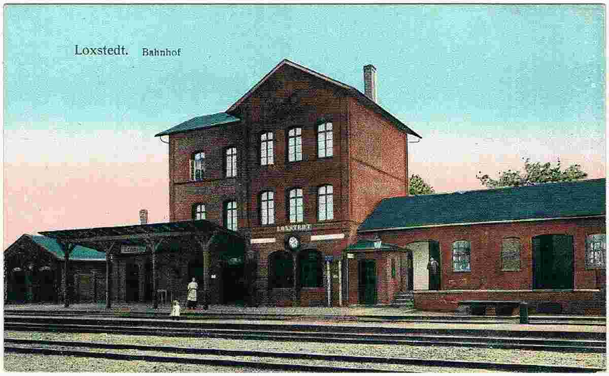 Loxstedt. Bahnhof