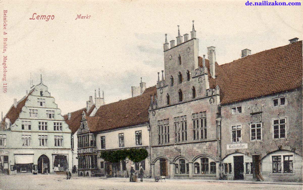 Lemgo. Marktplatz, 1905