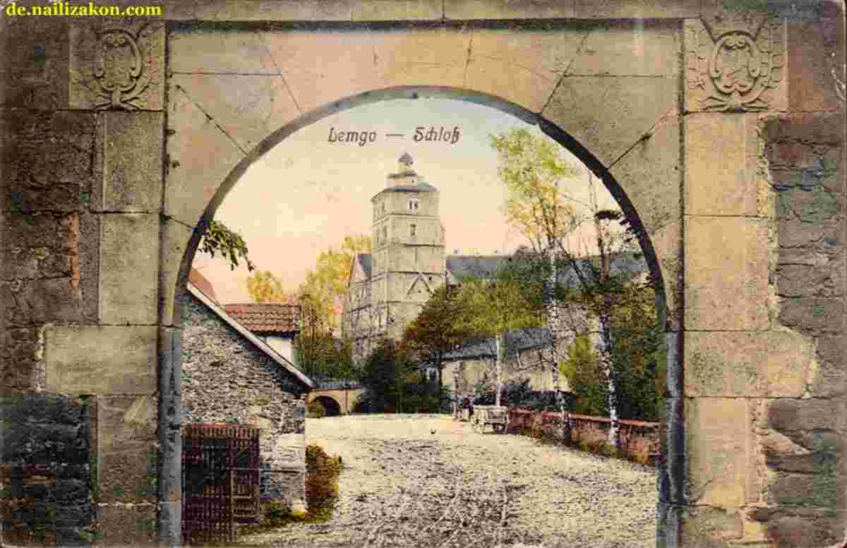 Lemgo. Schloß, 1918