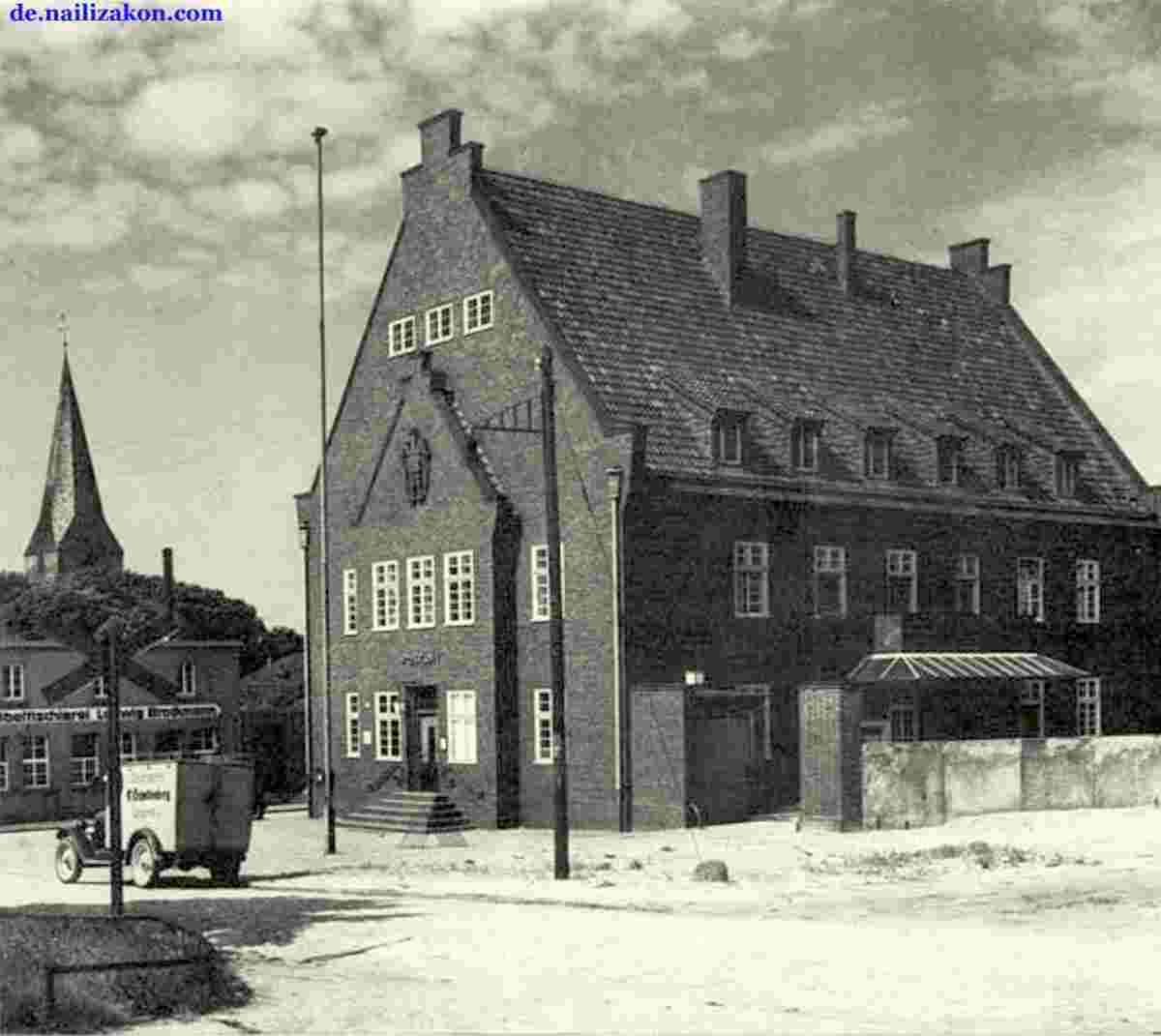 Lengerich. Postamt an der Bergstraße, 1934