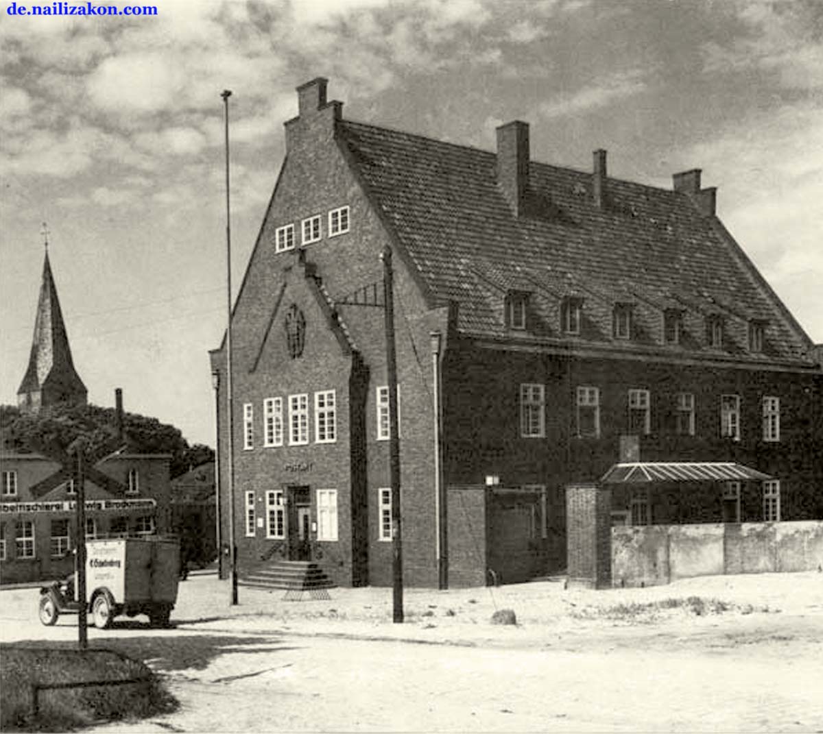 Das Lengericher Postamt an der Bergstraße, 1934