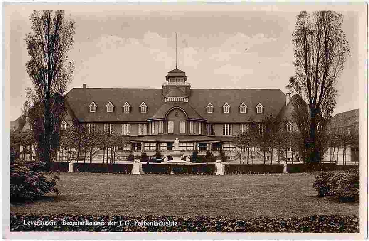 Leverkusen. Wiesdorf - Beamtenkasino der J.G. Farbenindustrie, um 1930