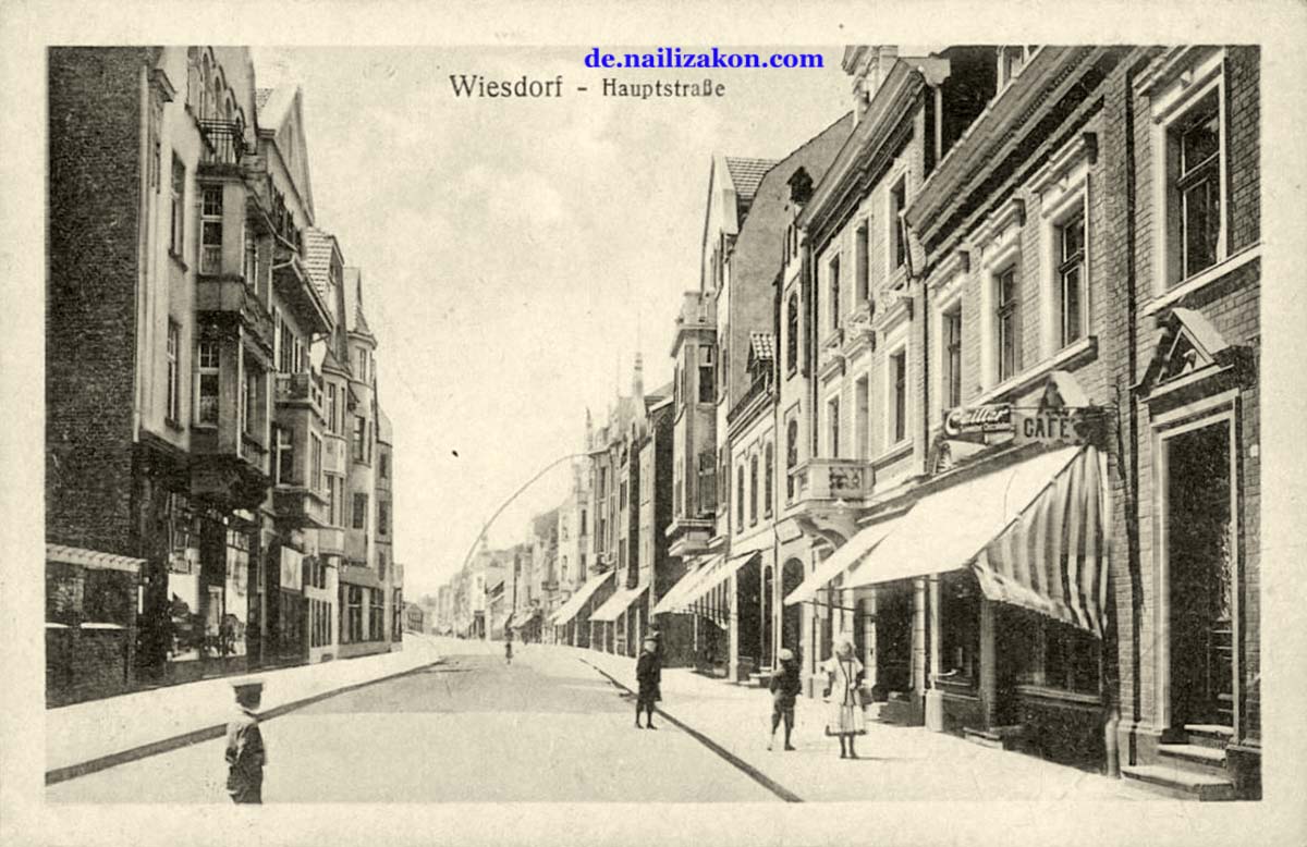 Leverkusen. Wiesdorf - Hauptstraße, 1918