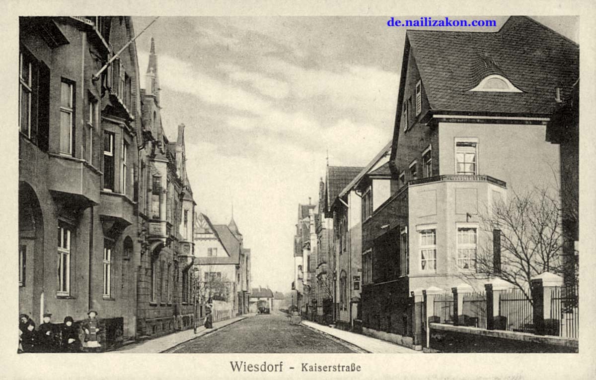 Leverkusen. Wiesdorf - Kaiserstraße, 1918
