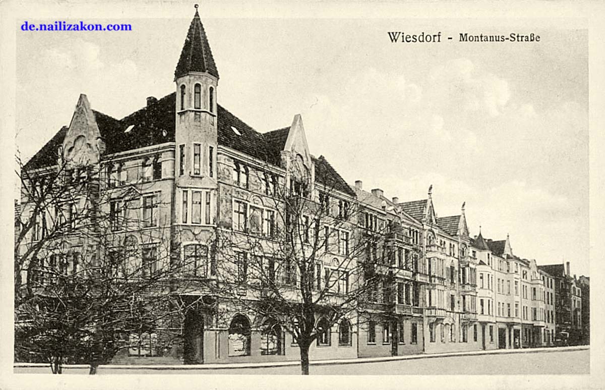 Leverkusen. Wiesdorf - Montanus-Straße, 1918