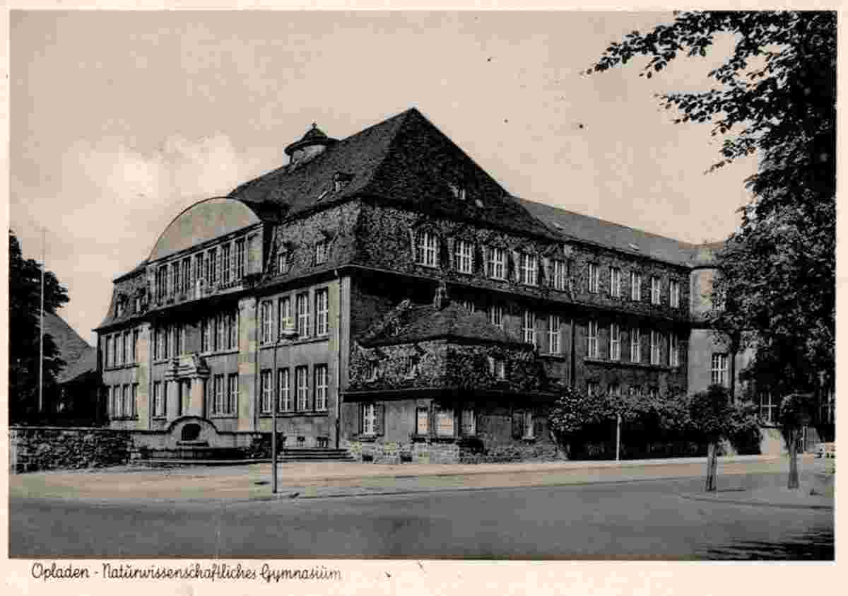 Leverkusen. Opladen - Naturwissenschaftliches Gymnasium, 1957